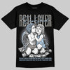 New Balance Abzorb 2000 “Silver/Blue” DopeSkill T-Shirt Real Lover Graphic Streetwear - Black