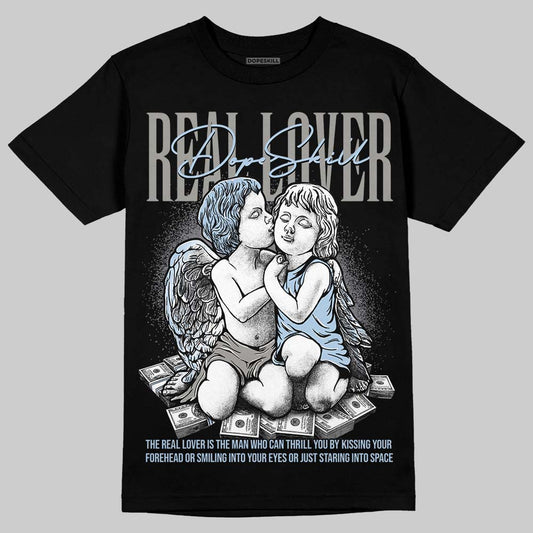 New Balance Abzorb 2000 “Silver/Blue” DopeSkill T-Shirt Real Lover Graphic Streetwear - Black