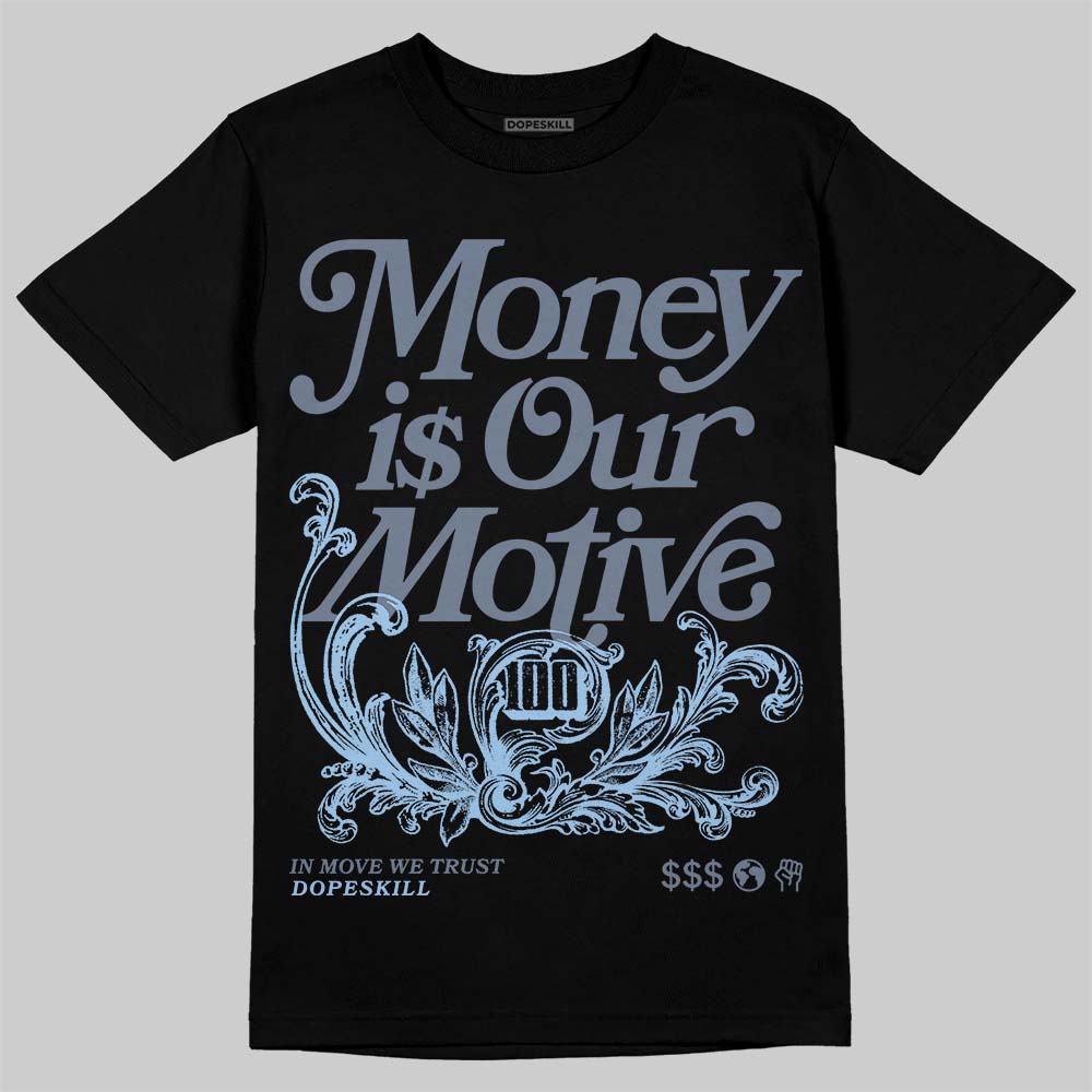 New Balance 9060 Arctic Grey DopeSkill T-Shirt Money Is Our Motive Typo Graphic Streetwear - Black