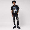 Black University Blue 5s DopeSkill T-Shirt Certified Lover Graphic