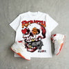 Sunset 5s DopeSkill T-Shirt Rebirth Graphic