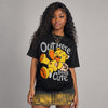 Black Tour Yellow AJ 4 Thunder DopeSkill T-Shirt Out Here Being Cute Graphic
