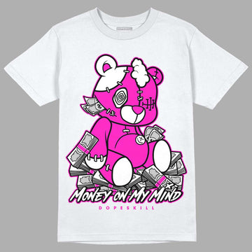 Dunk Low GS “Active Fuchsia” DopeSkill T-Shirt MOMM Bear Graphic Streetwear - White