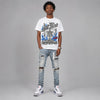 “True Blue” 3s DopeSkill T-Shirt Laid Back Graphic