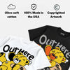 Black Tour Yellow AJ 4 Thunder DopeSkill T-Shirt Out Here Being Cute Graphic