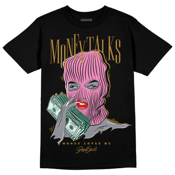 Parris Goebel x WMNS Dunk Low 'Playful Pink’ DopeSkill T-Shirt Money Talks Graphic Streetwear - Black 