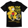 Jordan 4 Retro “Vivid Sulfur” DopeSkill T-Shirt Love Kills Graphic Streetwear - Black