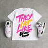 Comic 4s DopeSkill T-Shirt They Not Like Us Graphic