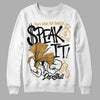 Jordan 11 "Gratitude" DopeSkill Sweatshirt Speak It Graphic Streetwear - White 
