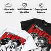 Cherry 11s DopeSkill Oversize Print T-Shirt Real Ones Choose Loyalty Graphic