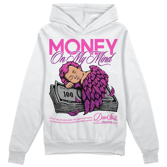 Jordan 4 GS “Hyper Violet” DopeSkill Hoodie Sweatshirt MOMM Graphic Streetwear - White