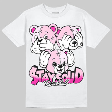 Dunk Triple Pink DopeSkill T-Shirt Stay Solid Graphic Streetwear - White
