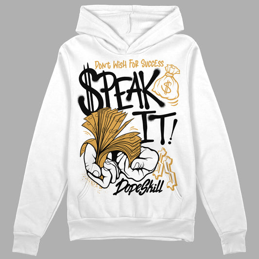 Jordan 11 "Gratitude" DopeSkill Hoodie Sweatshirt Speak It Graphic Streetwear - White