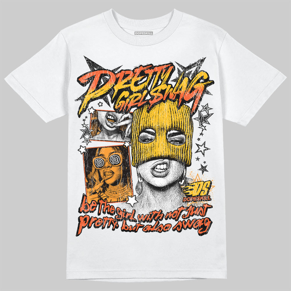 MSCHF Super Normal 2 Orange Milk DopeSkill T-Shirt Pretty Girl Swag Graphic Streetwear - White