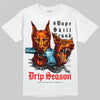 Red Sneakers DopeSkill T-Shirt New Drip Season Graphic Streetwear - White