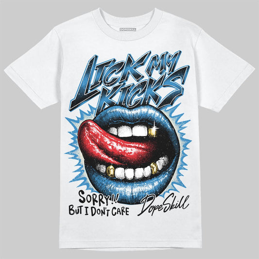 Jordan 3 Retro OG Rare Air DopeSkill T-Shirt Lick My Kicks Graphic Streetwear - White