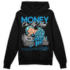 Jordan 4 Retro Military Blue DopeSkill Hoodie Sweatshirt MOMM Graphic Streetwear - Black