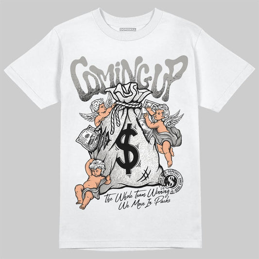 Jordan 3 Retro Pure Money DopeSkill T-Shirt Money Bag Coming Up Graphic Streetwear - White
