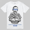 Royal Blue Sneakers DopeSkill T-Shirt Scared Money Don't Make No Money Graphic Streetwear - White