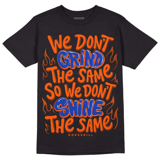 Dunk Low Futura Orange Blaze DopeSkill T-Shirt Grind Shine Graphic Streetwear - Black