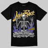 Jordan 4 Retro Lakers DopeSkill T-Shirt Laid Back Graphic Streetwear - Black