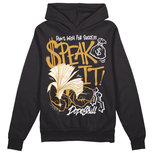 Jordan 11 "Gratitude" DopeSkill Hoodie Sweatshirt Speak It Graphic Streetwear - Black