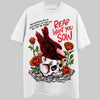 Jordan 4 Retro Red Cement DopeSkill T-Shirt Reap What You Sow Graphic Streetwear - White