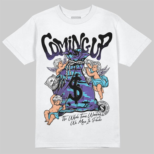 Jordan 8 Retro 'Aqua' 2025 DopeSkill T-Shirt Money Bag Coming Up Graphic Streetwear - White