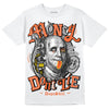 Jordan 3 Georgia Peach DopeSkill T-Shirt Money Don't Lie Graphic Streetwear - White