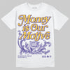 Kobe 8 Protro "Lakers Home" DopeSkill T-Shirt Money Is Our Motive Typo Graphic Streetwear - WHite 