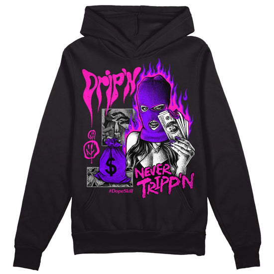 Dunk Low GS “Active Fuchsia” DopeSkill Hoodie Sweatshirt Drip'n Never Tripp'n Graphic Streetwear - Black