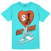 Dunk Low “Miami Dolphins” DopeSkill Tahiti Blue T-shirt Self Made Graphic Streetwear