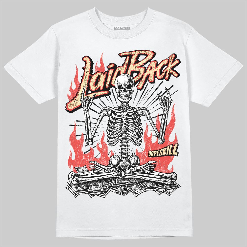 Red Sneakers DopeSkill T-Shirt Laid Back Graphic Streetwear - White
