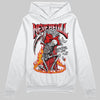 Jordan 4 Retro Red Cement DopeSkill Hoodie Sweatshirt Heartless Graphic Streetwear - White