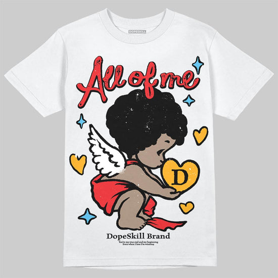 Red Sneakers DopeSkill T-Shirt All Of Me Graphic Streetwear - White 