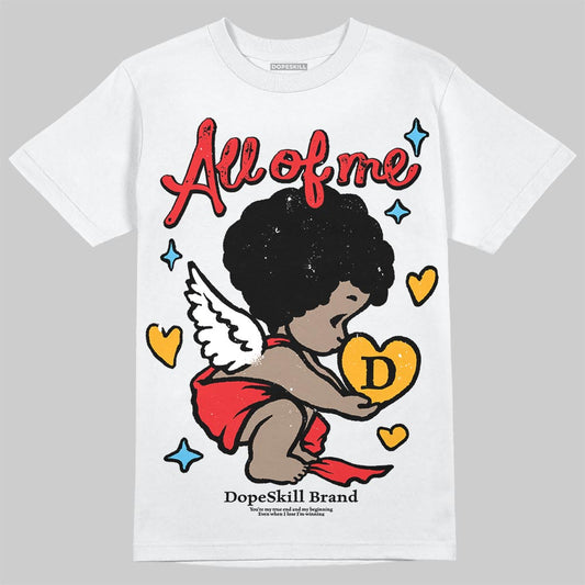 Red Sneakers DopeSkill T-Shirt All Of Me Graphic Streetwear - White 