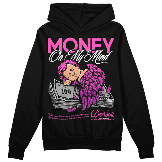 Jordan 4 GS “Hyper Violet” DopeSkill Hoodie Sweatshirt MOMM Graphic Streetwear - Black