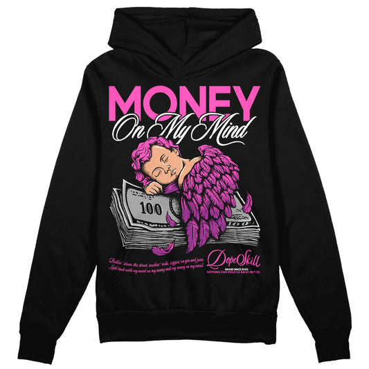 Jordan 4 GS “Hyper Violet” DopeSkill Hoodie Sweatshirt MOMM Graphic Streetwear - Black