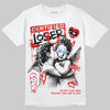 Jordan 11 Retro Cherry DopeSkill T-Shirt Certified Lover Graphic Streetwear - White 