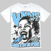 Jordan 11 University Blue DopeSkill Oversize Print T-Shirt Wins Dept Graphic Streetwear - White