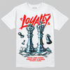 Red Sneakers DopeSkill T-Shirt Loyalty Graphic Streetwear - White