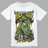 SB Dunk Low Chlorophyll DopeSkill T-Shirt Life or Die Graphic Streetwear - White