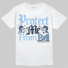 Asics Gel-Cumulus 16 Wash/Independence Blue DopeSkill T-Shirt Protect Me From Evil Graphic Streetwear - White 