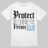Air Max 95 OG Blue Spark DopeSkill T-Shirt Protect Me From Evil Graphic Streetwear - White