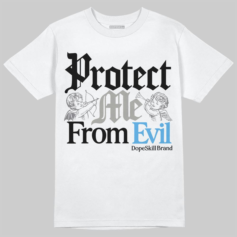 Air Max 95 OG Blue Spark DopeSkill T-Shirt Protect Me From Evil Graphic Streetwear - White