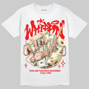 Jordan 11 Retro Cherry DopeSkill T-Shirt Whippin Graphic Streetwear - White
