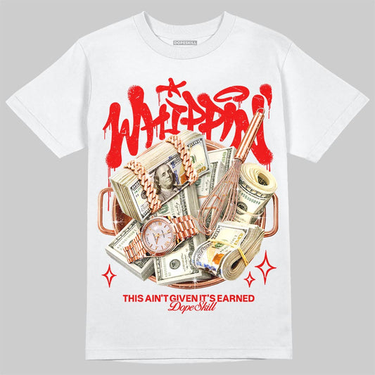 Jordan 11 Retro Cherry DopeSkill T-Shirt Whippin Graphic Streetwear - White