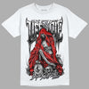 Jordan 2 Retro "Black Cement" DopeSkill T-Shirt Life or Die Graphic Streetwear - White