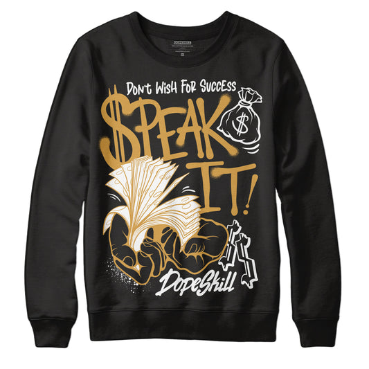 Jordan 11 "Gratitude" DopeSkill Sweatshirt Speak It Graphic Streetwear - Black