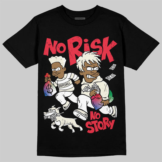 Jordan 11 City Pack “285” Atlanta DopeSkill T-Shirt No Risk No Story Graphic Streetwear - Black
